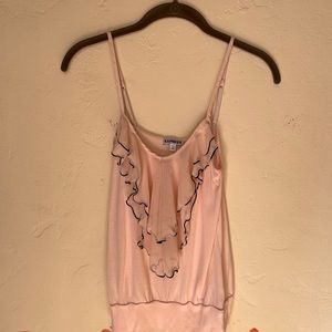 Express Pink Ruffle Camisole Size XS